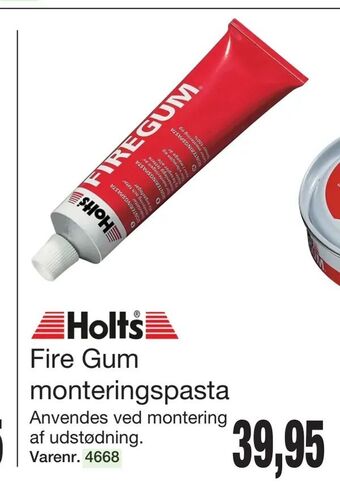 Harald Nyborg Fire Gum monteringspasta tilbud