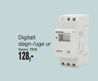 Harald Nyborg Digitalt døgn-/uge ur tilbud