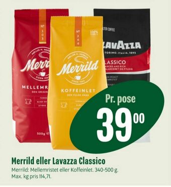 Min Købmand Mellemristet kaffe formalet tilbud