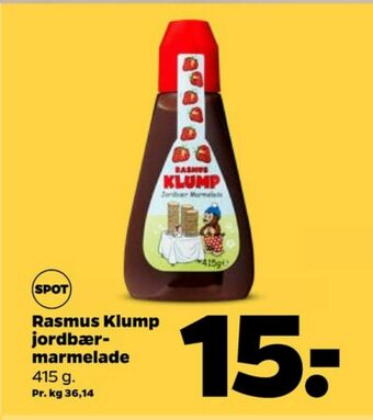 Netto Rasmus klump marmelade tilbud