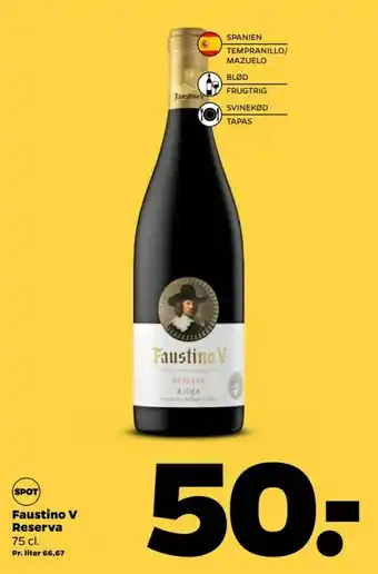 Netto Jacobsen spansk rødvin tilbud