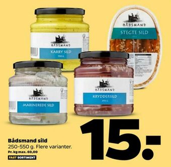 Netto Bådsmand sild tilbud