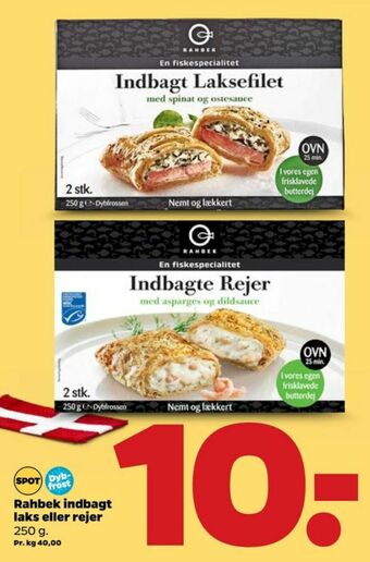 Netto Rahbek fisk indbagt tilbud