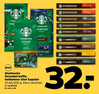 Netto Espresso roast kaffebønner - hele tilbud