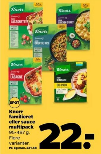 Netto Knorr sauce pulver tilbud