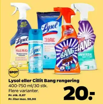 Netto Lysol rengøring - universal tilbud
