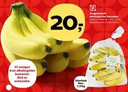 Kvickly Änglamark økologiske bananer tilbud