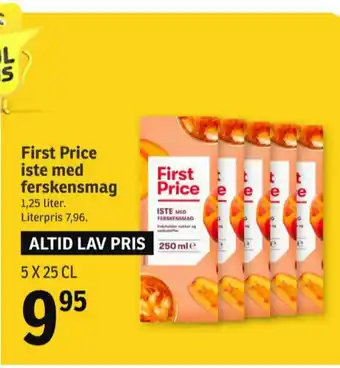 SPAR First price ice tea tilbud