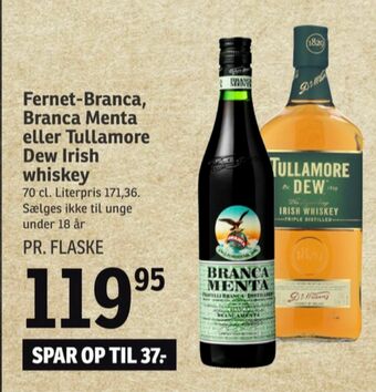SPAR Tullamore dew whisky tilbud