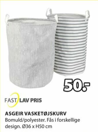 JYSK Leifheit vasketøjskurv tilbud