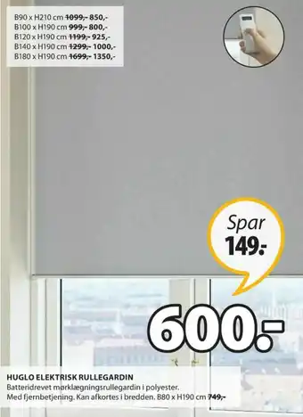 JYSK Jysk rullegardin tilbud