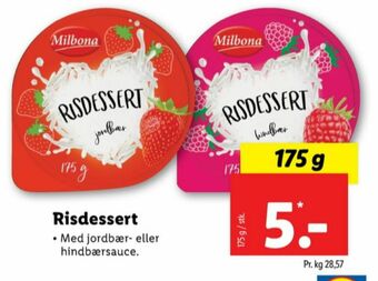 Lidl Milbona dessert tilbud
