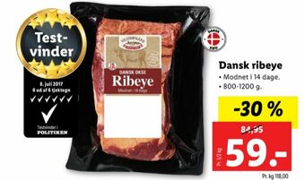 Lidl Vilstrupgård ribeye tilbud