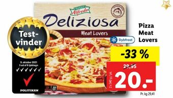 Lidl Trattoria alfredo pizza tilbud