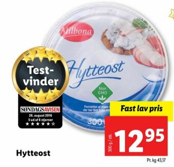Lidl Milbona hytteost tilbud