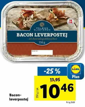 Lidl Pålægsslagteren leverpostej tilbud