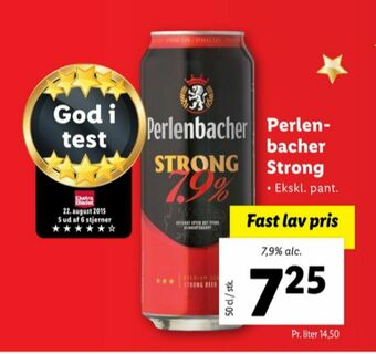 Lidl Perlenbacher øl tilbud