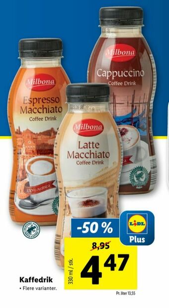 Lidl Milbona iskaffe tilbud