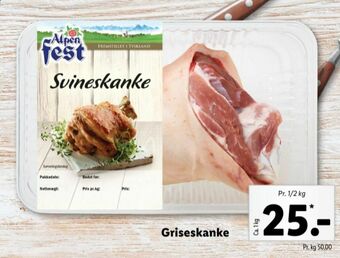 Lidl Alpenfest griseskank tilbud