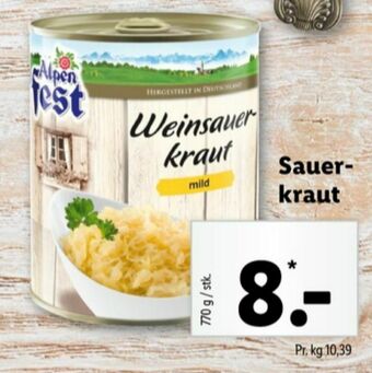 Lidl Alpenfest færdigretter tilbud