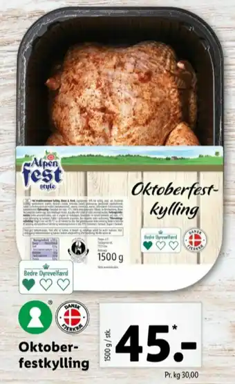 Lidl Alpenfest kylling tilbud