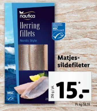 Lidl Nautica sildefilet tilbud