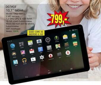 10,1" tablet