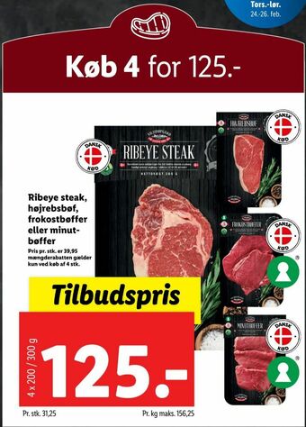 Lidl Vilstrupgård ribeye tilbud