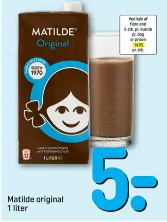 REMA 1000 Matilde chokolademælk tilbud
