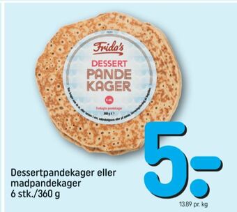 REMA 1000 Frida's pandekager tilbud