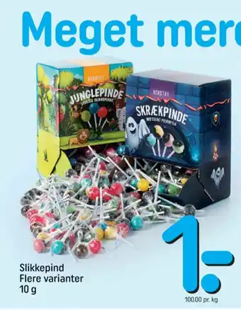REMA 1000 Nordthy slikkepinde tilbud