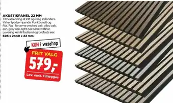 jem & fix Weber akustikloft/vægpanel tilbud
