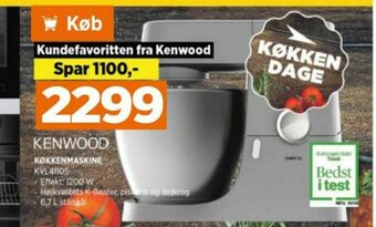 Power Kenwood køkkenmaskine tilbud