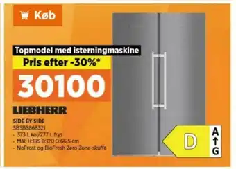 Power Liebherr køle/fryseskab tilbud