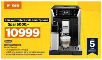 Power Delonghi espressomaskine tilbud