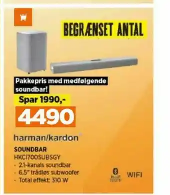 Power Harman kardon soundbar tilbud