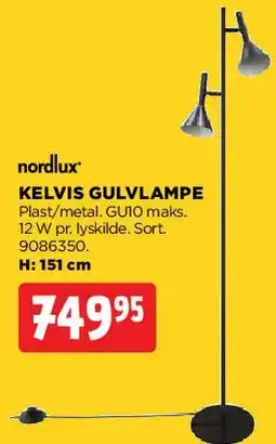 jem & fix KELVIS GULVLAMPE tilbud