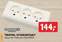jem & fix Trippel stikkontakt tilbud