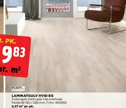 jem & fix LAMINATGULV HVID EG tilbud