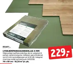 jem & fix LYDDÆMPNINGSUNDERLAG 4 MM tilbud