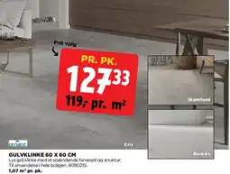 jem & fix GULVKLINKE 60 X 60 CM tilbud