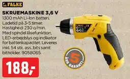 jem & fix Skruemaskine 3,6 V tilbud