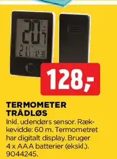 jem & fix Termometer trådløs tilbud