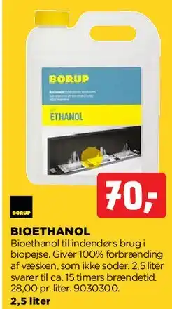 jem & fix Bioethanol (2,5 liter) tilbud