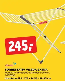 jem & fix Tørrestativ Vileda Extra tilbud