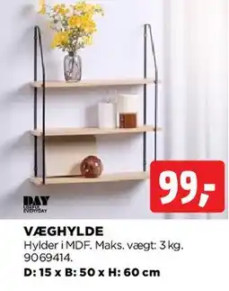 jem & fix Væghylde tilbud