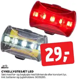 jem & fix Cykellygtesæt LED tilbud
