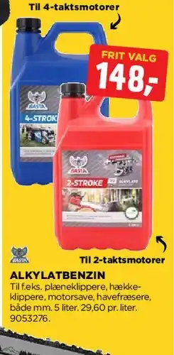jem & fix Motorolie / brændstof til 2- og 4-taktsmotorer tilbud