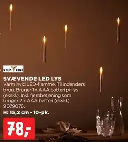 jem & fix Svævende LED-lys tilbud