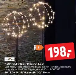 jem & fix Kugletræ / Kupeltræ Micro-LED tilbud